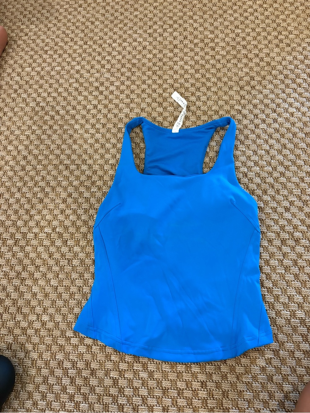 Lululemon Athletica Blue Tank Top (waist length, slightly cropped)